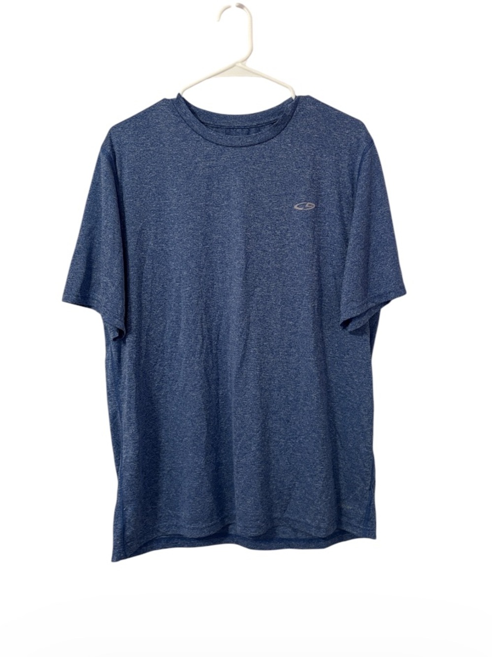 Mens Champion Blue DuoDry Athletic T-Shirt